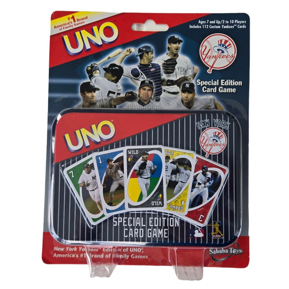 New York Yankees UNO Card Game - 2006 - Special Edition - Sealed - Collectible